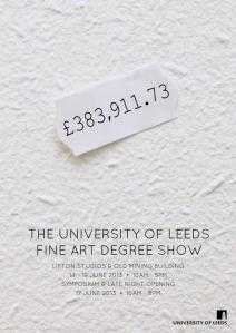degree show poster